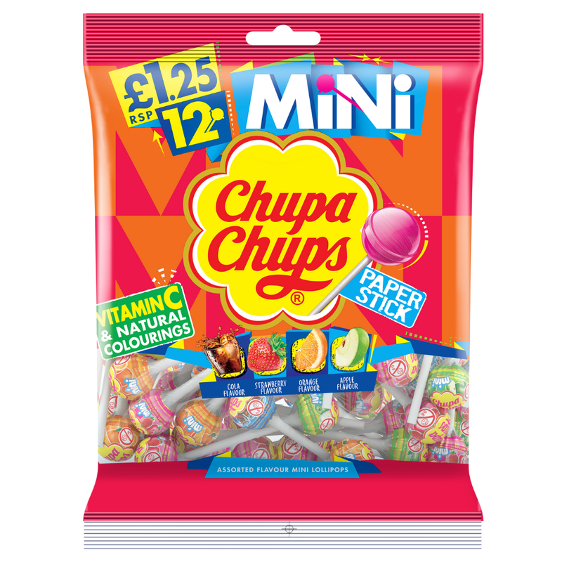 Chupa Chups Minis 12 Pack Bag 72g