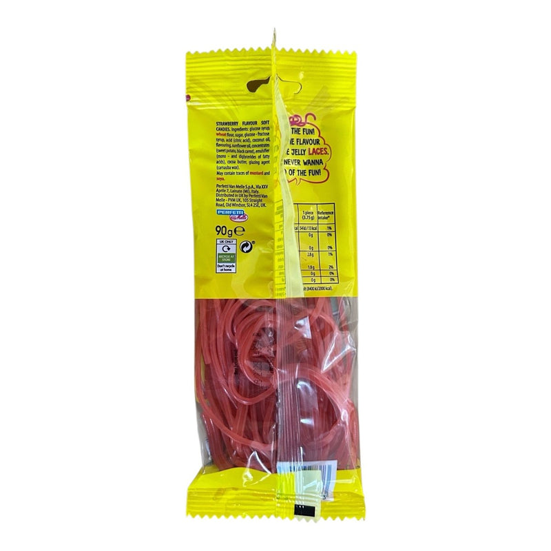 Chupa Chups Strawberry Laces Pack 90g - Happy Candy UK LTD