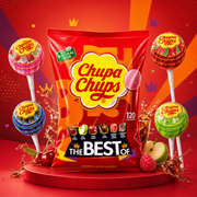 Chupa Chups The Best Of Lollipops 120 Piece 1440g
