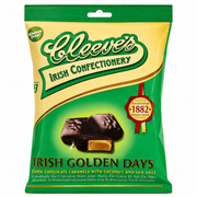 Cleeves Irish Golden Days Dark Chocolate Caramels Bag 100g