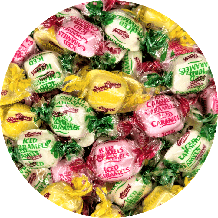 Cleeves LIMITED EDITION Mixed Fruit Iced Caramels - Happy Candy UK LTD