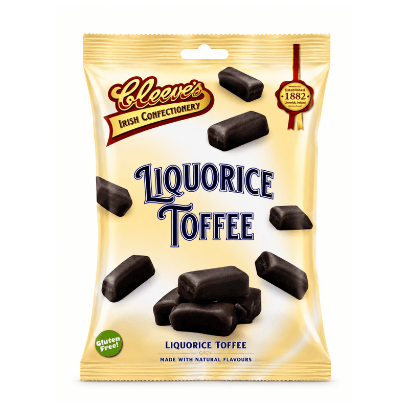Cleeves Liquorice Toffee Bag 120g