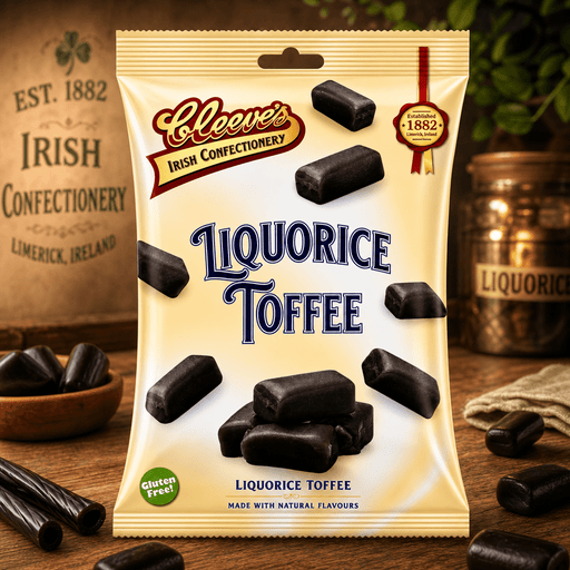 Cleeves Liquorice Toffee Bag 120g