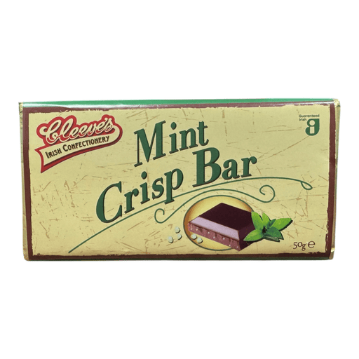 Cleeve's Mint Crisp Bar Milk Chocolate 50g