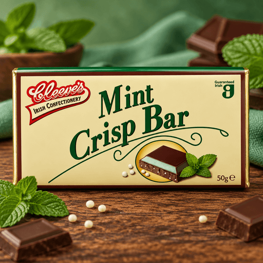 Cleeve's Mint Crisp Bar Milk Chocolate 50g