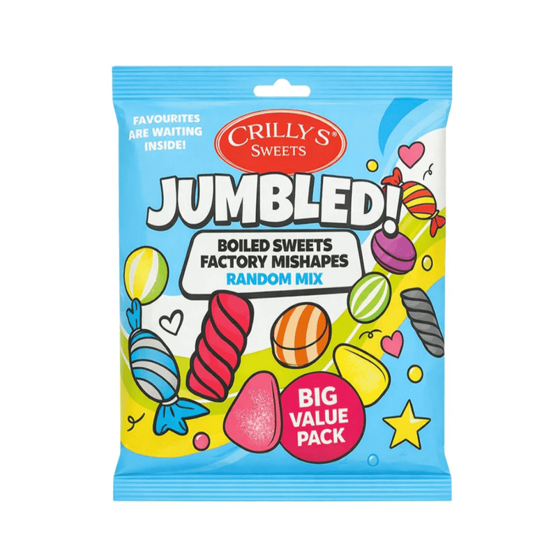 Crilly’s Jumbled Boiled Sweets Factory Mishapes Bag 200g
