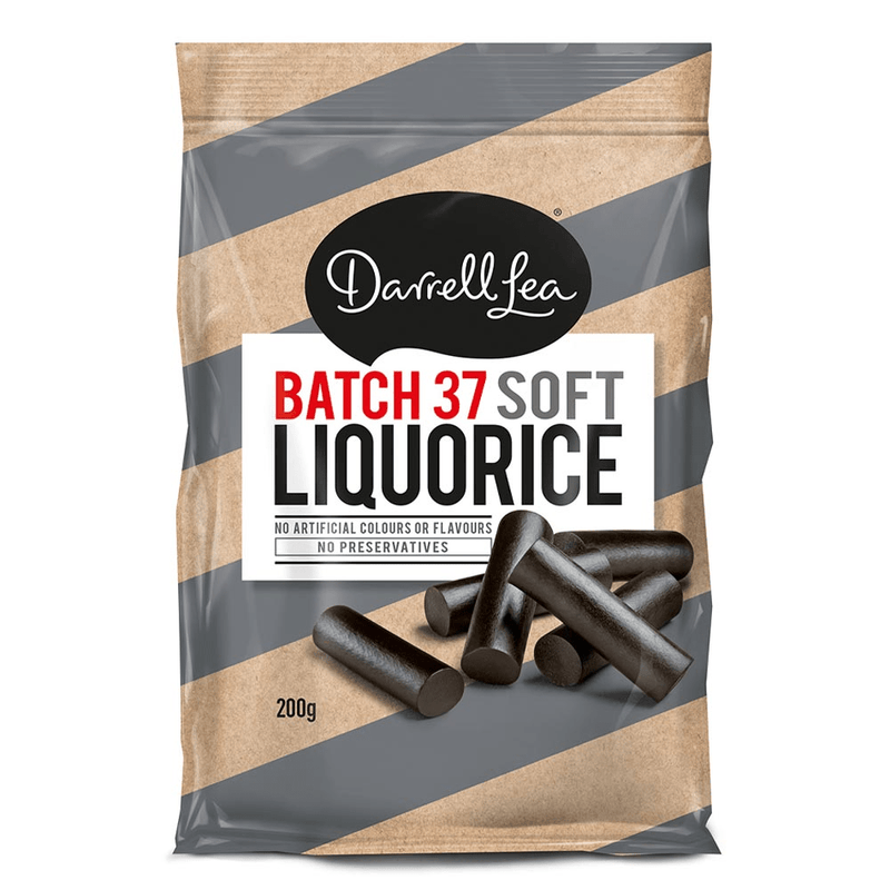 Darrell Lea Batch 37 Original Soft Liquorice Share Bag 200g - Happy Candy UK LTD