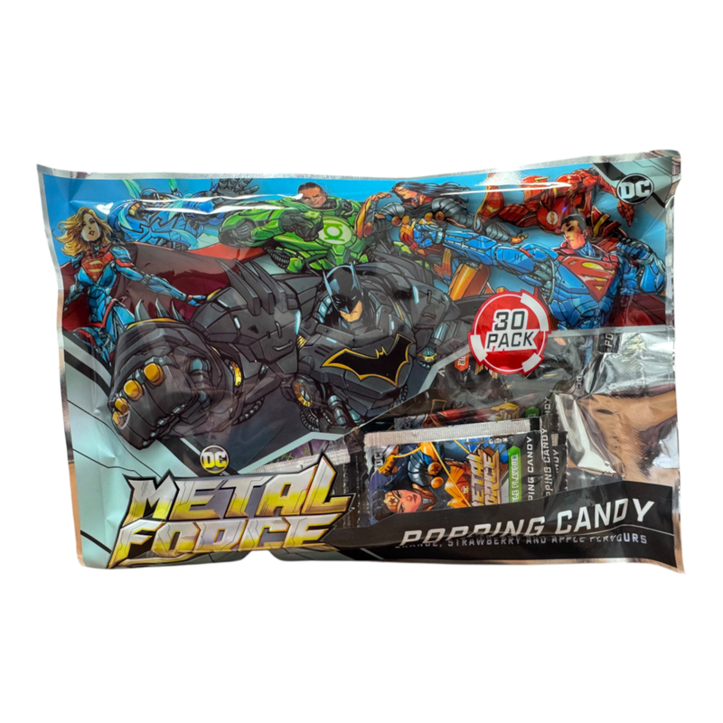 DC METAL FORCE Popping Candy 30 Pack (30x1.1g) 33g