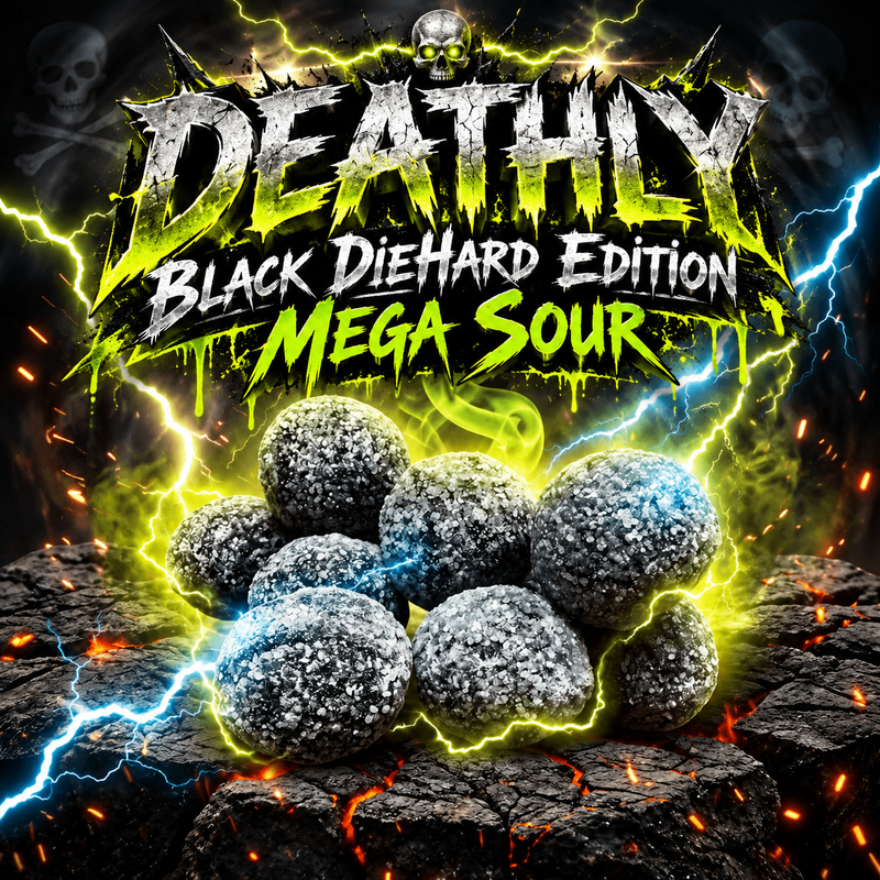 DEATHLY Black DieHard Edition Mega Sour 10 Pack