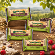 Devonvale Hand Baked Oat Flapjacks 4 Pack Selection 4x90g