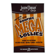 Dobsons BONFIRE TOFFEE Mega Lollies INDIVIDUALLY WRAPPED 5 Pack - Happy Candy UK LTD