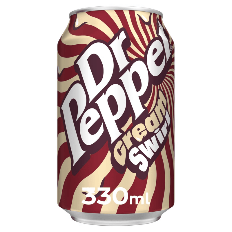 Dr Pepper CREAM SWIRL Soft Drink Can 330ml