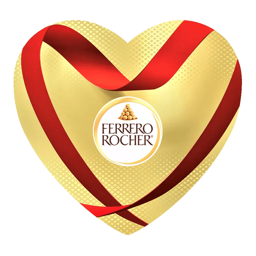 Ferrero Rocher Chocolate Valentine's Day Heart Shaped Box 125g - Happy Candy UK LTD