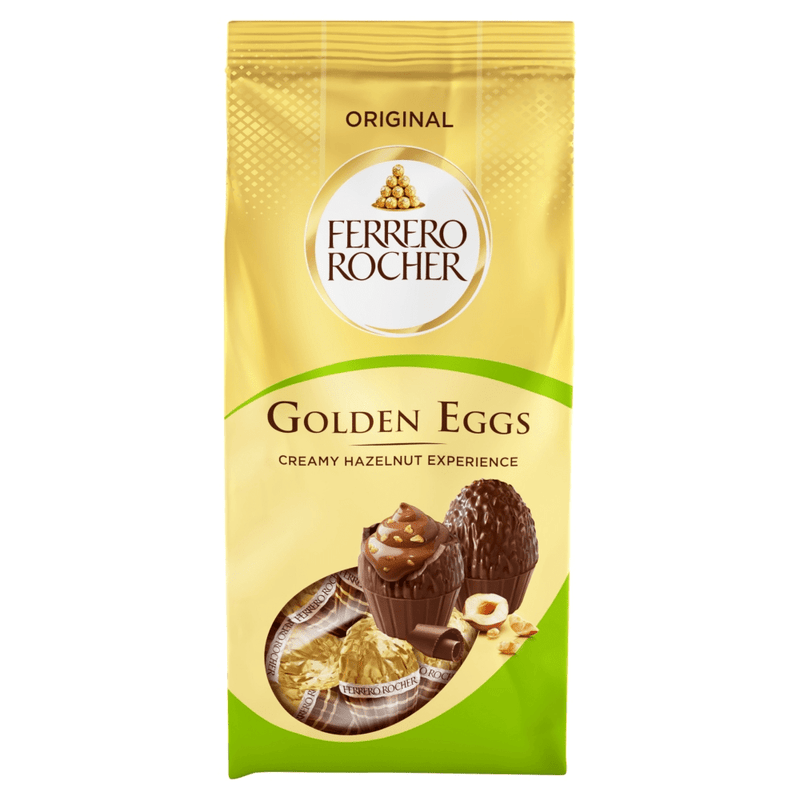 Ferrero Rocher Original Golden Eggs Bag 90g - Happy Candy UK LTD