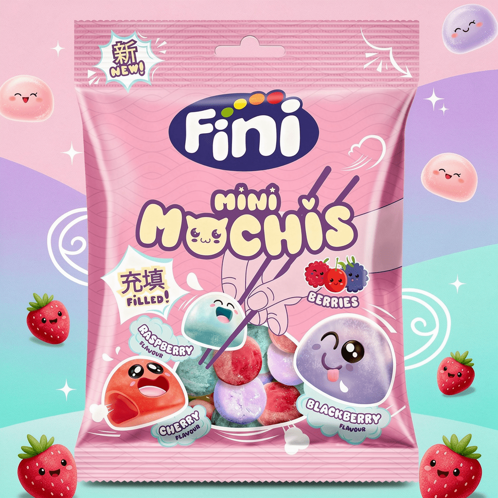 FiNi♡ Fini Mini Mochis Berries Bag 90g — Happy Candy UK LTD