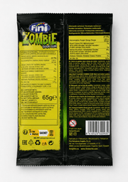 Fini Zombie Super Sour Candy and Gum Bag 65g