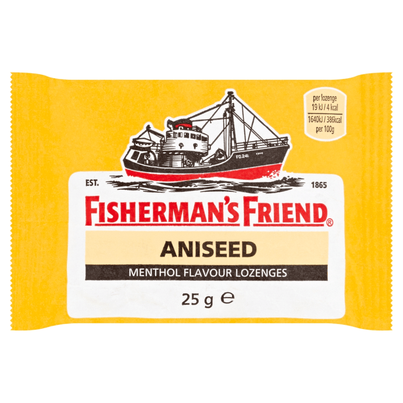 Fisherman's Friend ANISEED Menthol Flavour Lozenges 25g - Happy Candy UK LTD