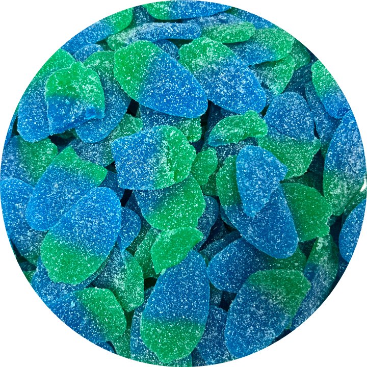 Uk Raspberry Candy Fizzy Blue Raspberries — Happy Candy UK LTD