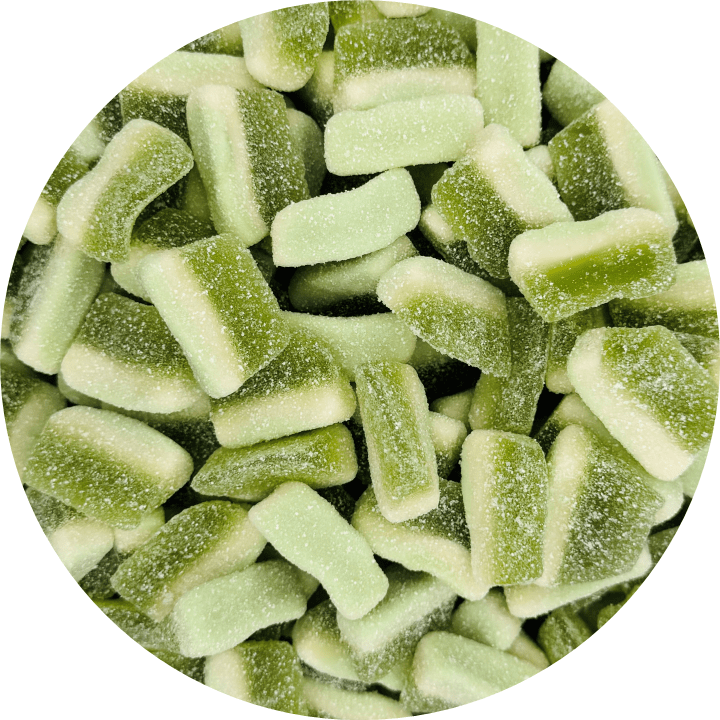 Fizzy Sour Lime Slices - Happy Candy UK LTD