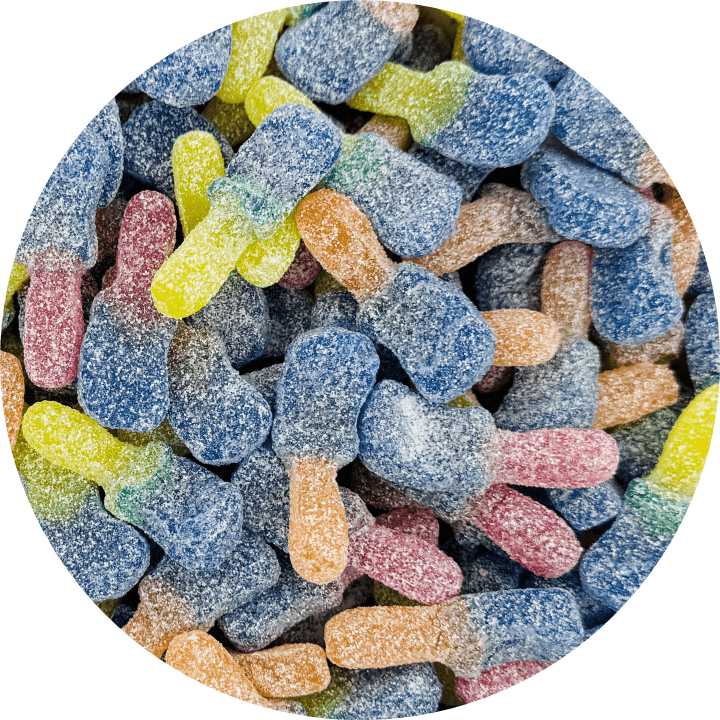 Fizzy Sour Vegan Gummy Tongue Painters - Happy Candy UK LTD