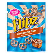 Flipz Cinnamon Bun Flavour Pretzel Snacks 90g
