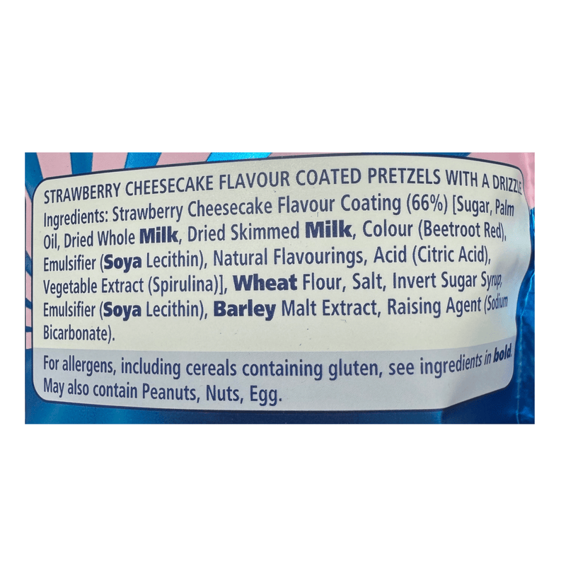 Flipz Strawberry Cheesecake Flavour Pretzel Snacks 90g