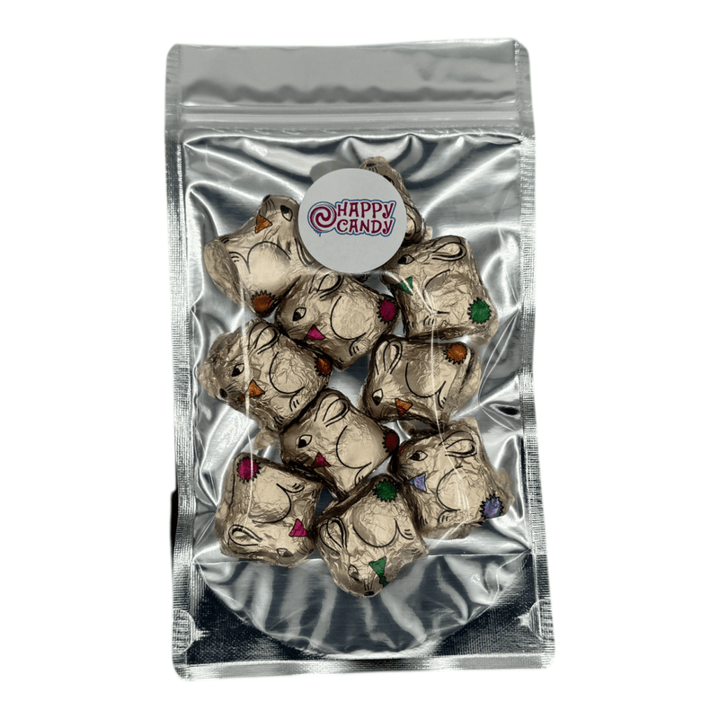 Foil Wrapped Milk Chocolate Creme Filled Bunnies 10 Pack