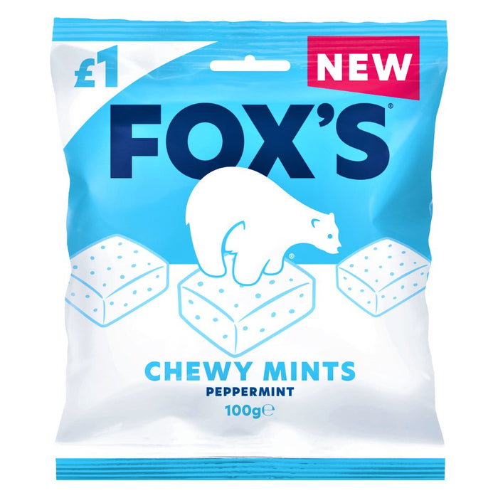 Fox's Chewy Mints Share Bag 100g - Happy Candy UK LTD