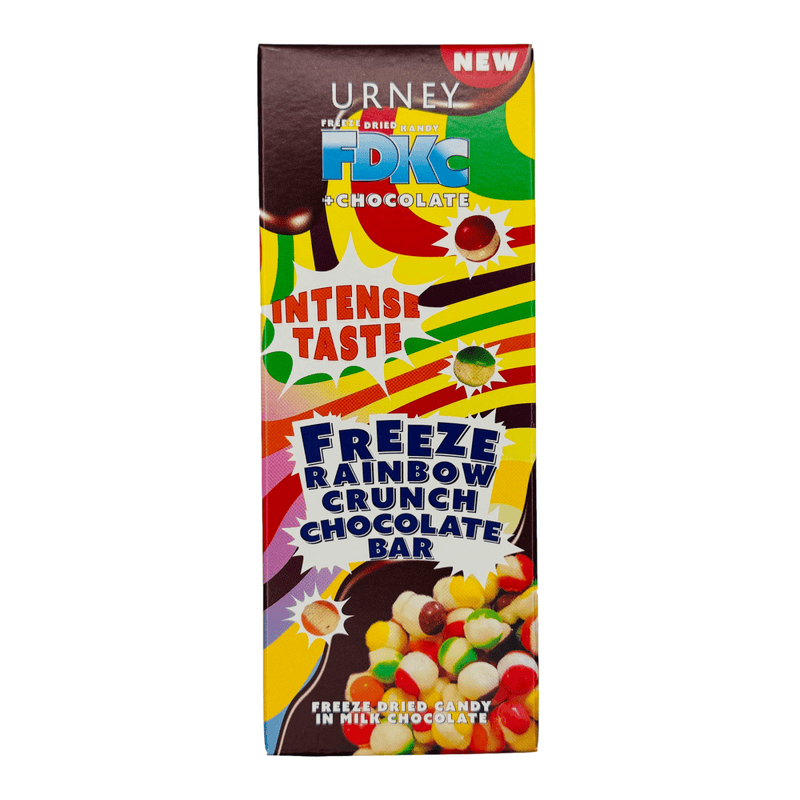 Freeze Dried Kandy RAINBOW CRUNCH Chocolate Bar 115g - Happy Candy UK LTD