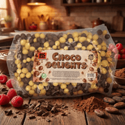 Freeze Dried Raspberries in Milk & White Chocolate 1KG