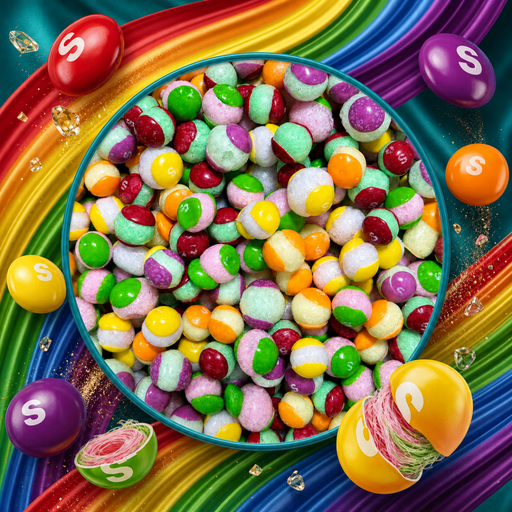 Freeze Dried Skittlez FLAVOUR FLIP 40 Piece Pouch