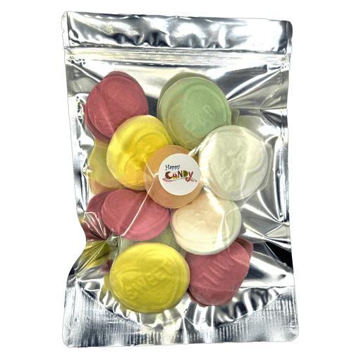 Freeze Dried SQUASHIES LOVE HEARTS New For Valentines 10 Piece Pouch - Happy Candy UK LTD