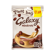 Galaxy Minstrels Milk Chocolate Treat Bags 80g