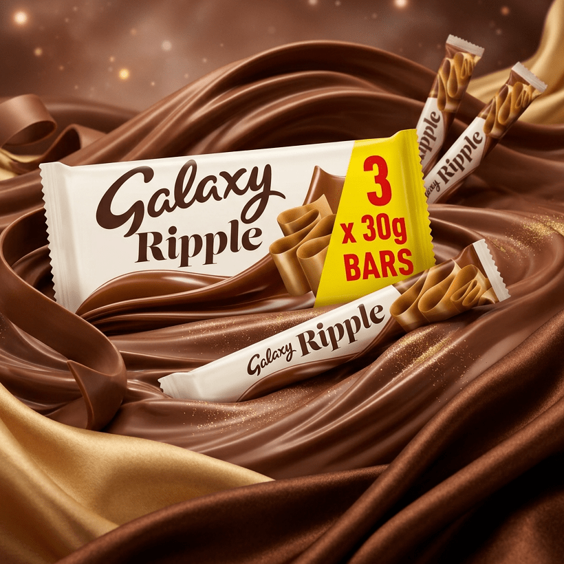 Galaxy Ripple Milk Chocolate Bars Multipack (90g) — Happy Candy UK LTD