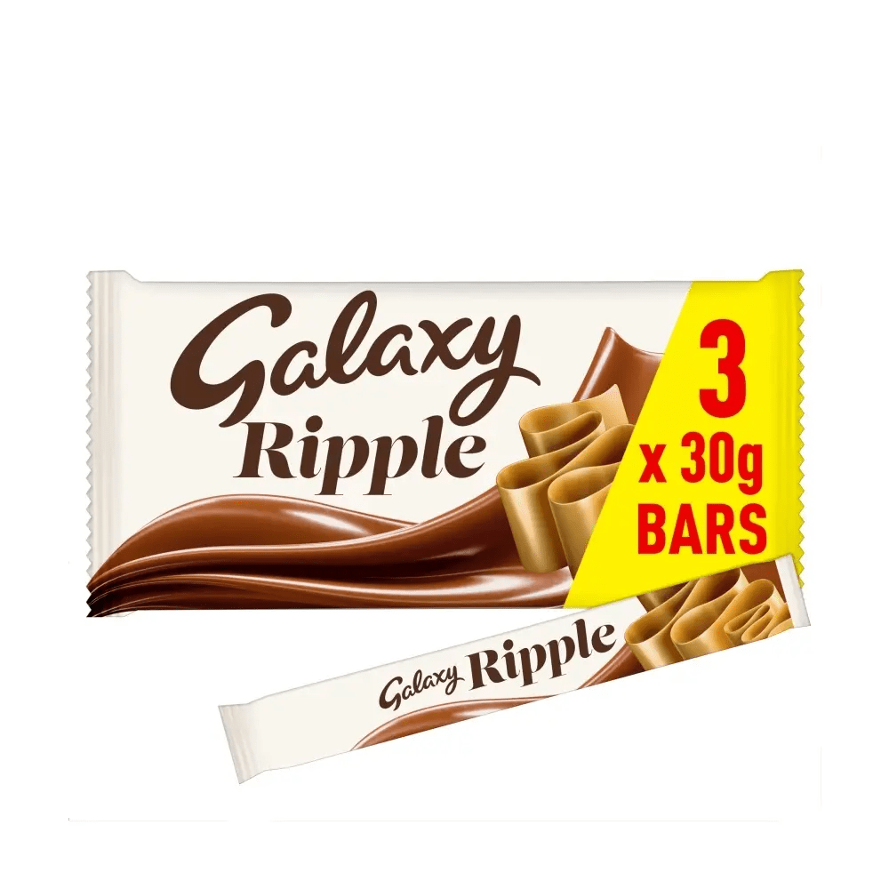 Galaxy Ripple Milk Chocolate Bars Multipack (90g) — Happy Candy UK LTD