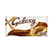 Galaxy Smooth Milk Chocolate Large Gifting Bar 360g - Happy Candy UK LTD