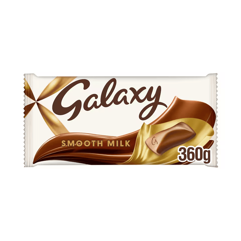 Galaxy Smooth Milk Chocolate Large Gifting Bar 360g - Happy Candy UK LTD