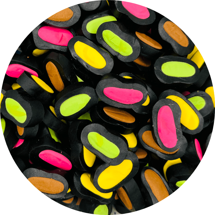 Giant Fondant Filled Soft Liquorice Mix - Happy Candy UK LTD