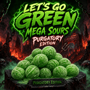 Green Apple Mega Sours PURGATORY EDITION 20 Pack