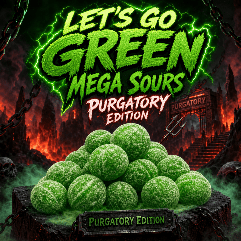 Green Apple Mega Sours PURGATORY EDITION 20 Pack