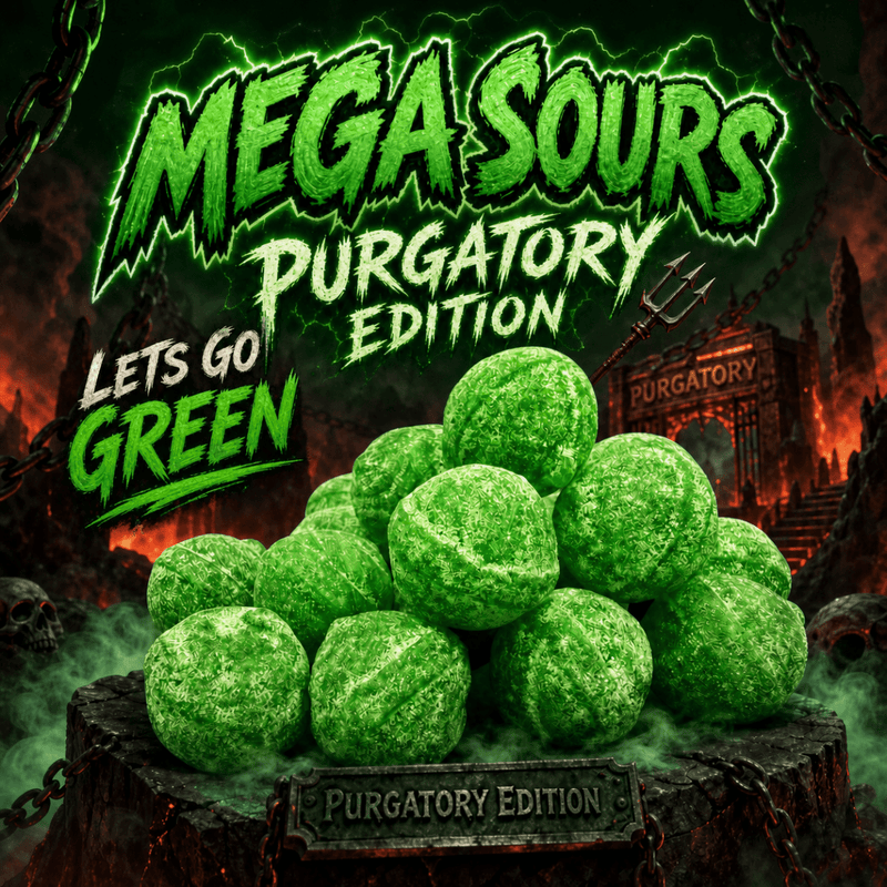 Green Apple Mega Sours PURGATORY EDITION 20 Pack