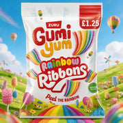 Gumi Yum Rainbow Ribbons Candy Bag 120g