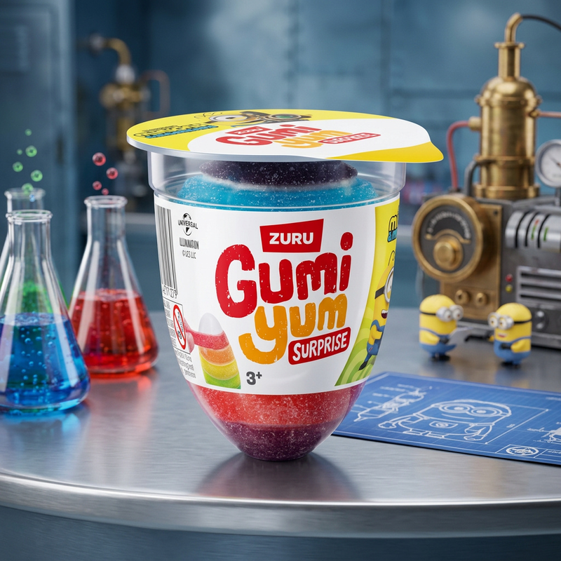 Gumi Yum Surprise MINIONS & MONSTERS Gummy Egg & Toy 26g
