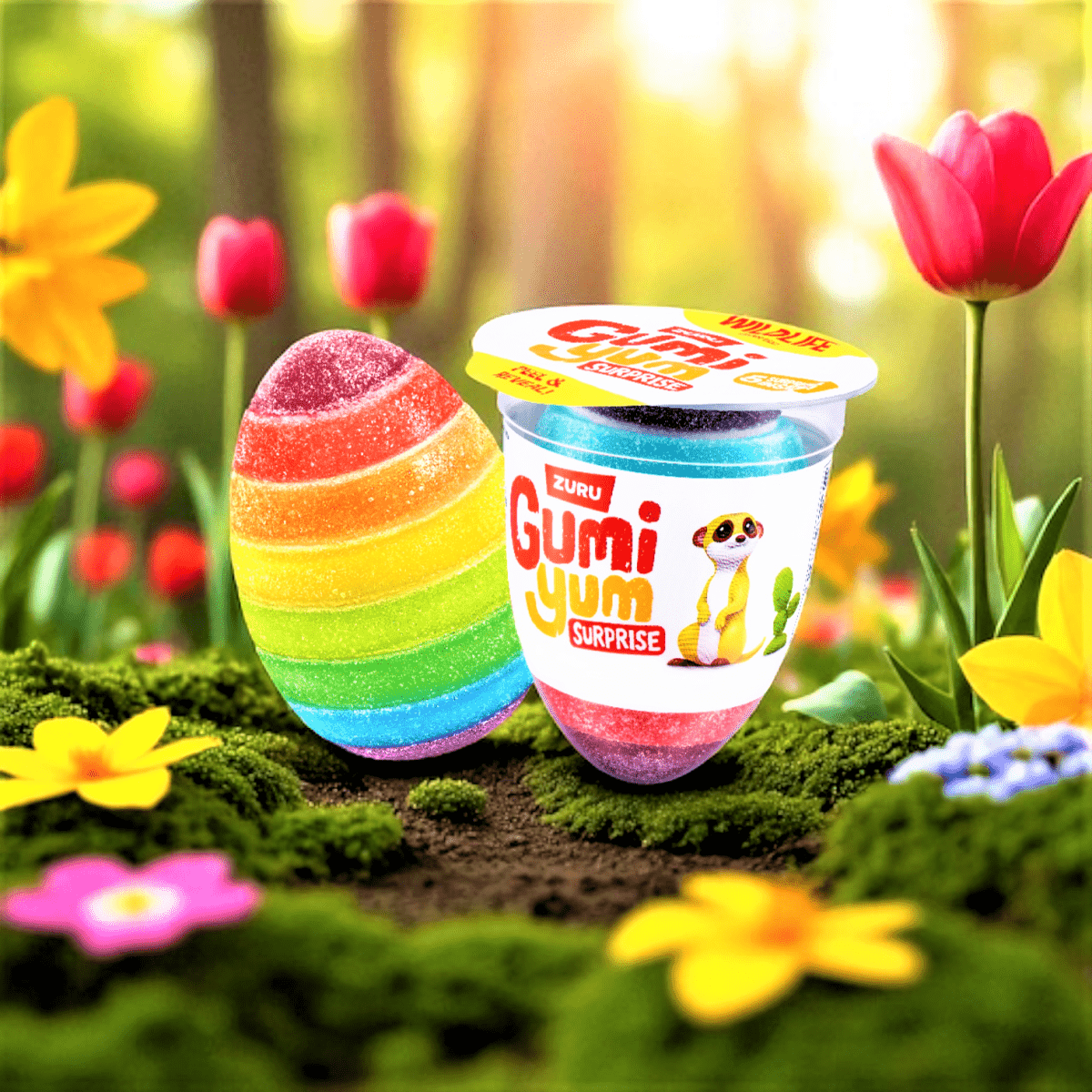 Gumi Yum Surprise WILDLIFE Egg 22g — Happy Candy UK LTD