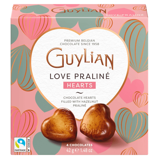 Guylian Love Praline 4 Chocolates Box 42g