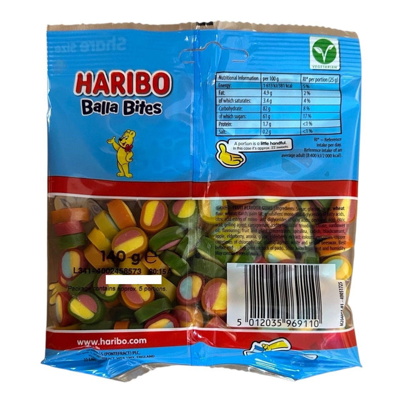 Haribo Balla Bites Share Bag 140g