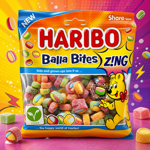 Haribo Balla Bites ZING Share Bag 140g