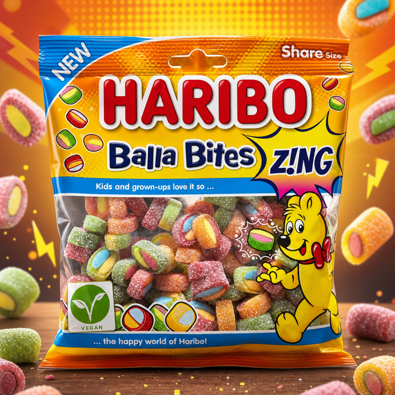 Haribo Balla Bites ZING Share Bag 140g