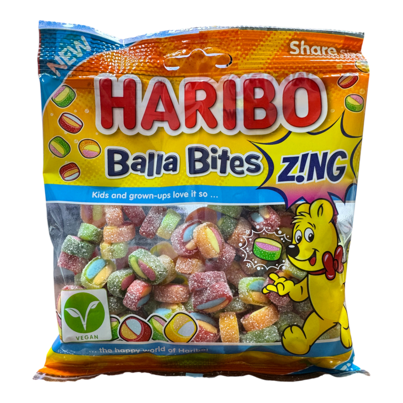Haribo Balla Bites ZING Share Bag 140g