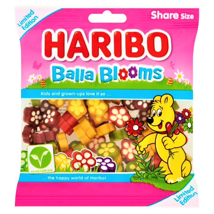 Haribo Balla Blooms LIMITED EDITION Share Bag 140g - Happy Candy UK LTD